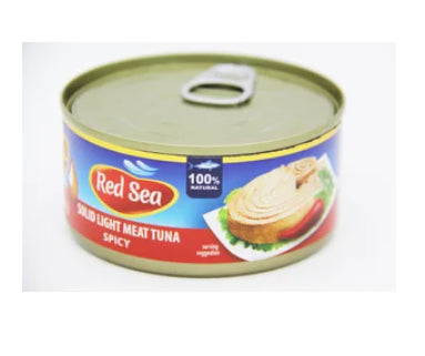 Red Sea Tuna Solid in Sunflower oil and chili pepper 185g