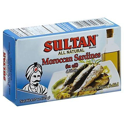Sultan Sardine In Mild Sauce - 4.37 Oz -