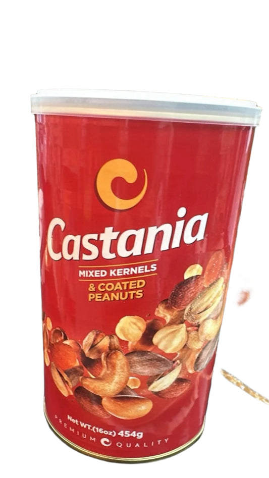 Castana Mixed Kernels & Coated Peanuts 454g